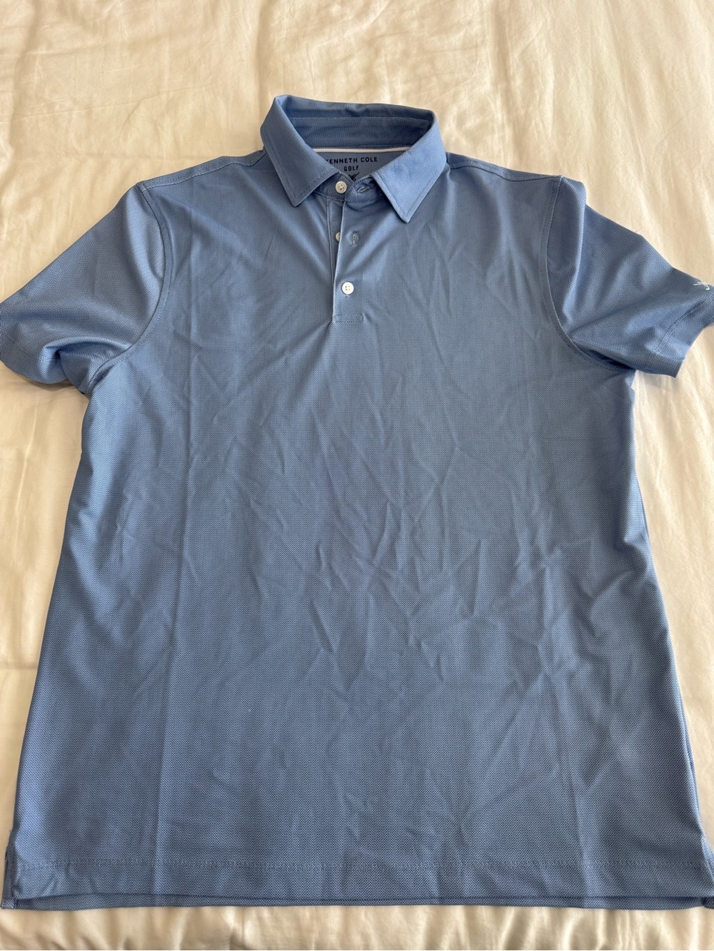 Kenneth Cole Men's Polo in Sky Blue